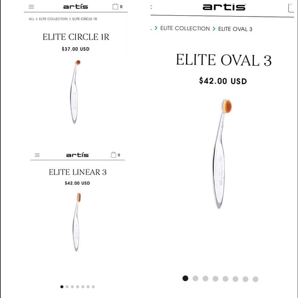 Artis Elite Collection Mirror Finish Set